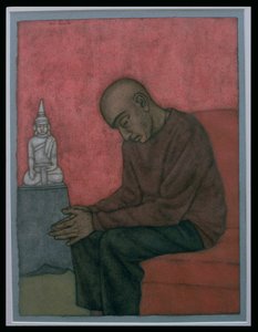Contemplation (Binoy) 1998 (wc papíron)